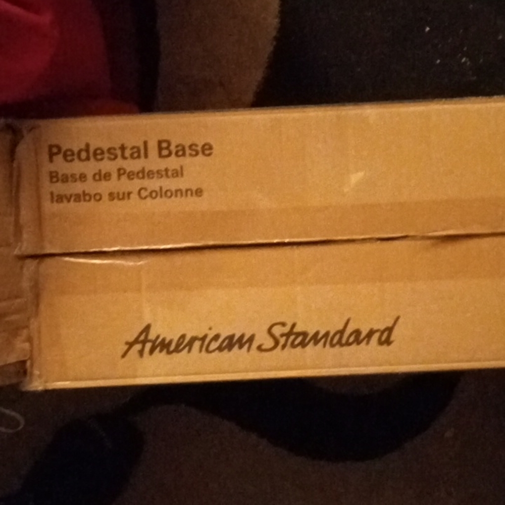 American standard pedastole base